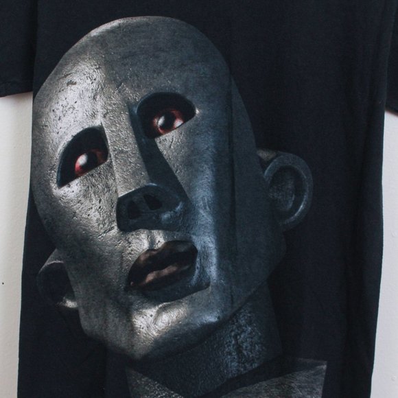 Queen Shirt Mens Small Black Adam Lambert Robot Tour Tee - Picture 4 of 6